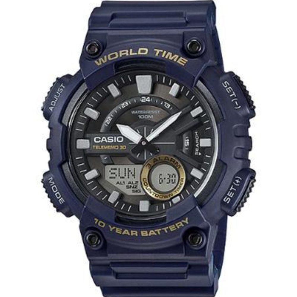 Casio "Telememo" Digital/Analog Wrist Watch